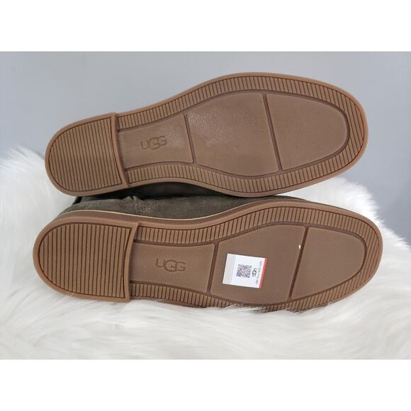 NEW SIZE 8 UGG JOSEFENE Short Cuff Suede Boots‎ Charcoal Gray Womens - Picture 6 of 7